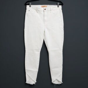 Joe's Jeans White Ankle & Cropped Denim
